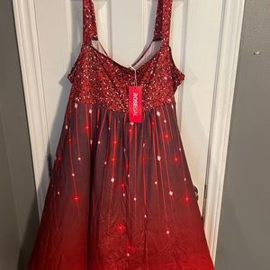 Red dress 2xl brand rosegal